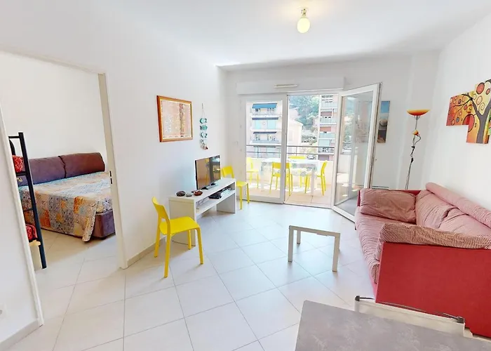 Apartment 2p Central, Terrasse, Parking, Piscine - - Fr-1-196-363 Menton